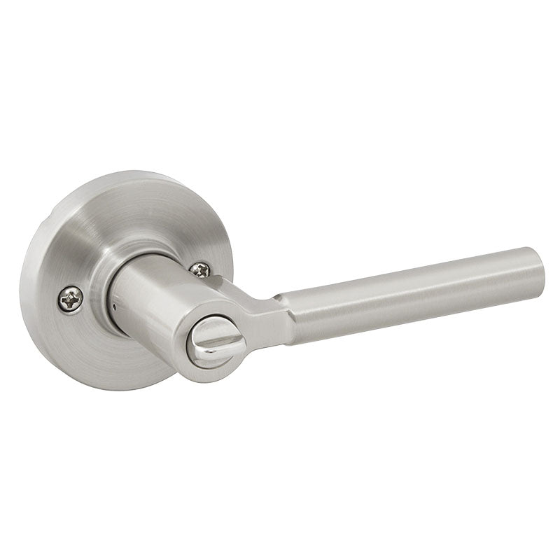Manija con llave Rimini para dormitorio nickel satinado
