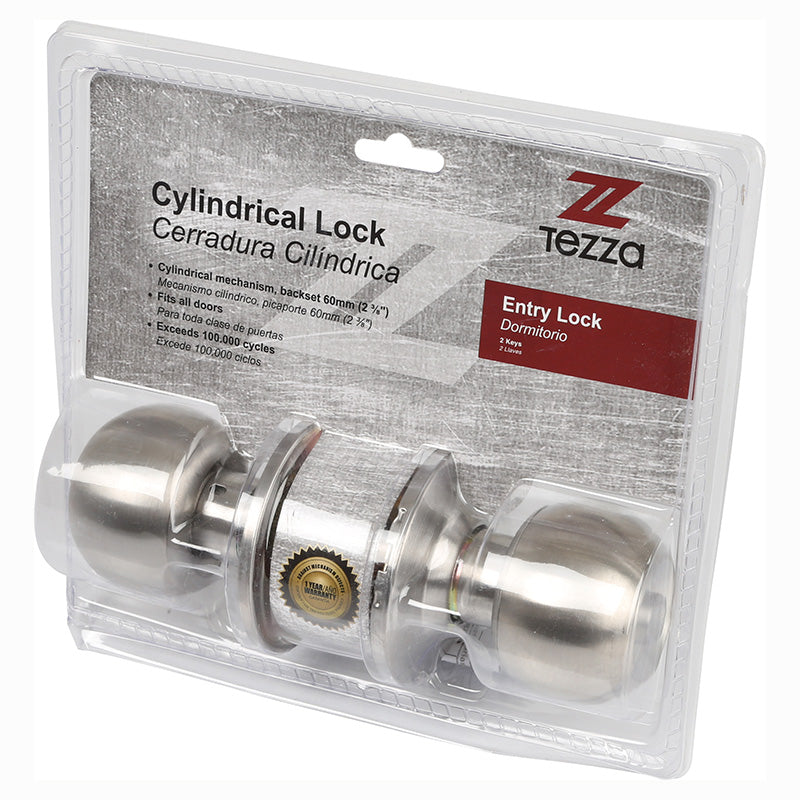 Ball-type knob with key, stainless steel