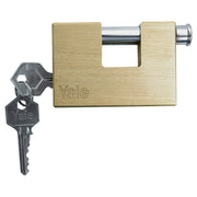 Candado 80 mm anticizalla de latón bronce Yale