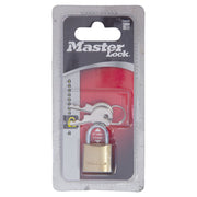 Masterlock 20mm short shackle brass padlock