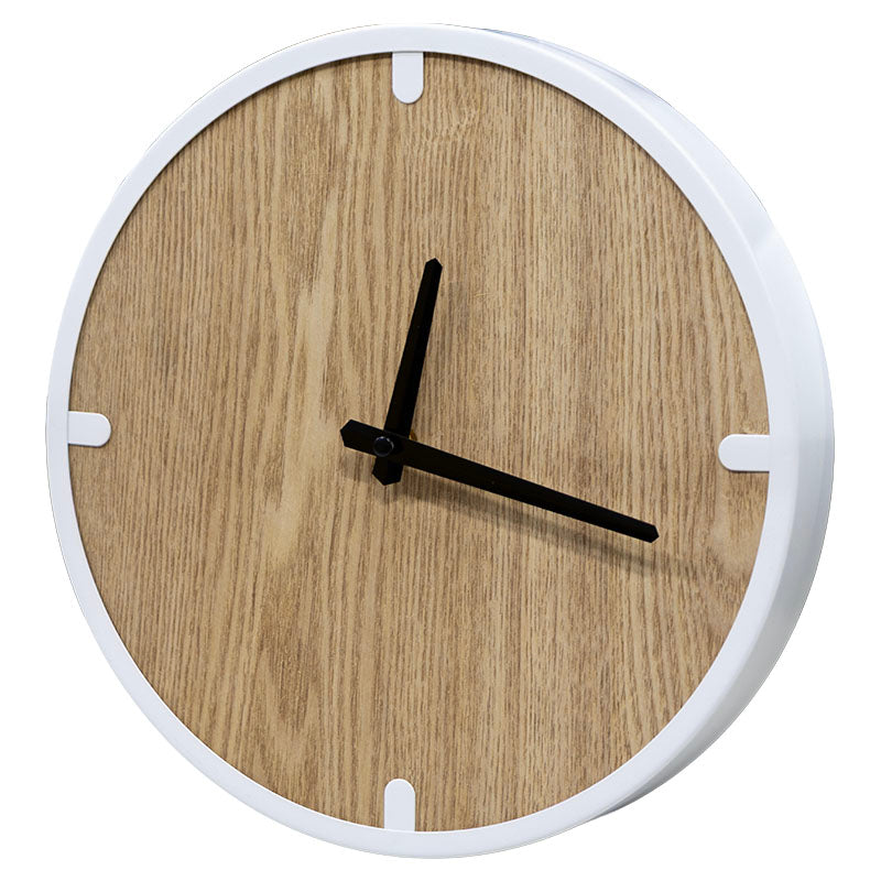 Reloj de pared 31 cm blanco