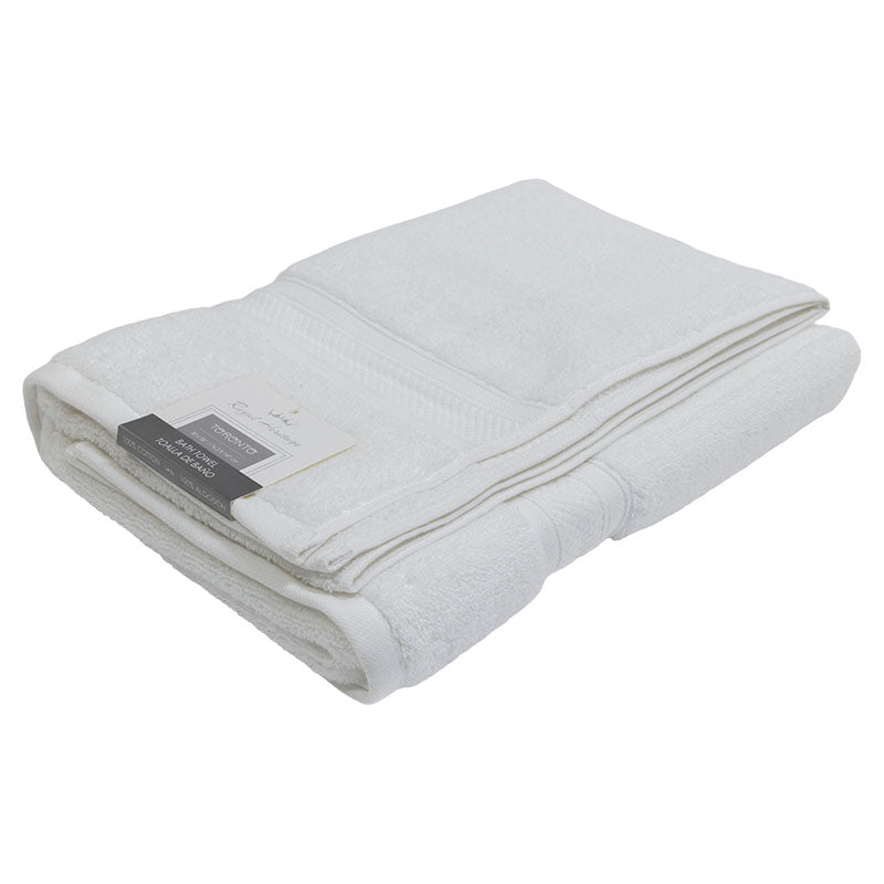 Toalla de baño algodón blanco 147 x 76 cm Royal Heritage