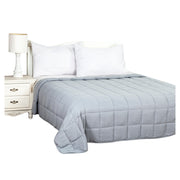 Frazada antiestrés queen gris Basic Living