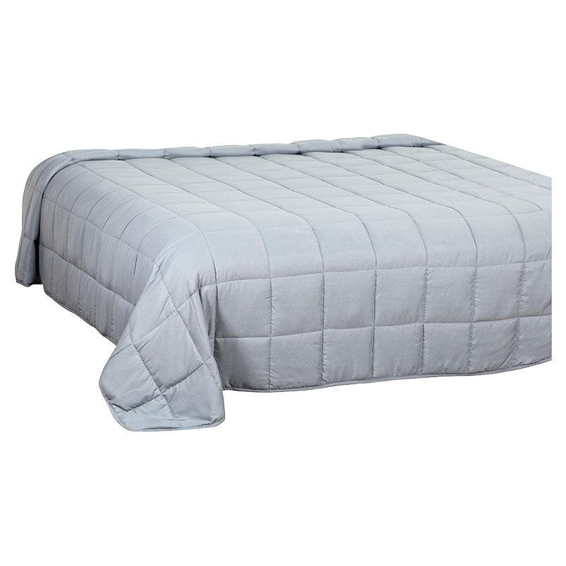 Frazada antiestrés queen gris Basic Living
