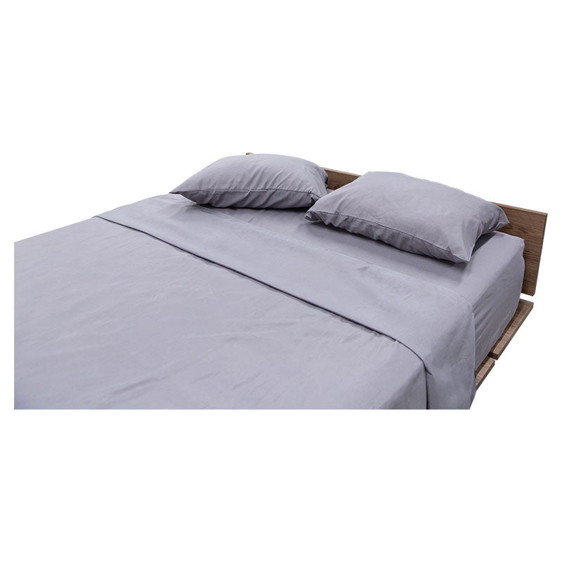 Juego sabanas twin microfibra 3 piezas gris