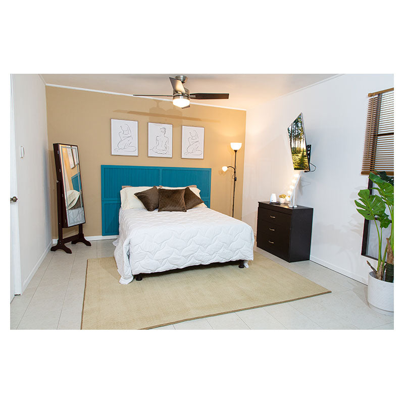 Joyero rectangular con espejo led 120 x 37 cm