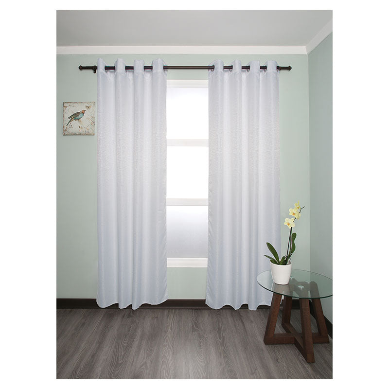 Cortina estampada blanca 229 x 137 cm (Precio por pieza)