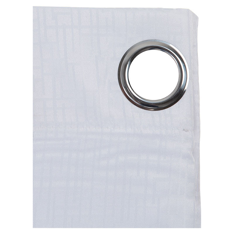 Cortina estampada blanca 229 x 137 cm (Precio por pieza)