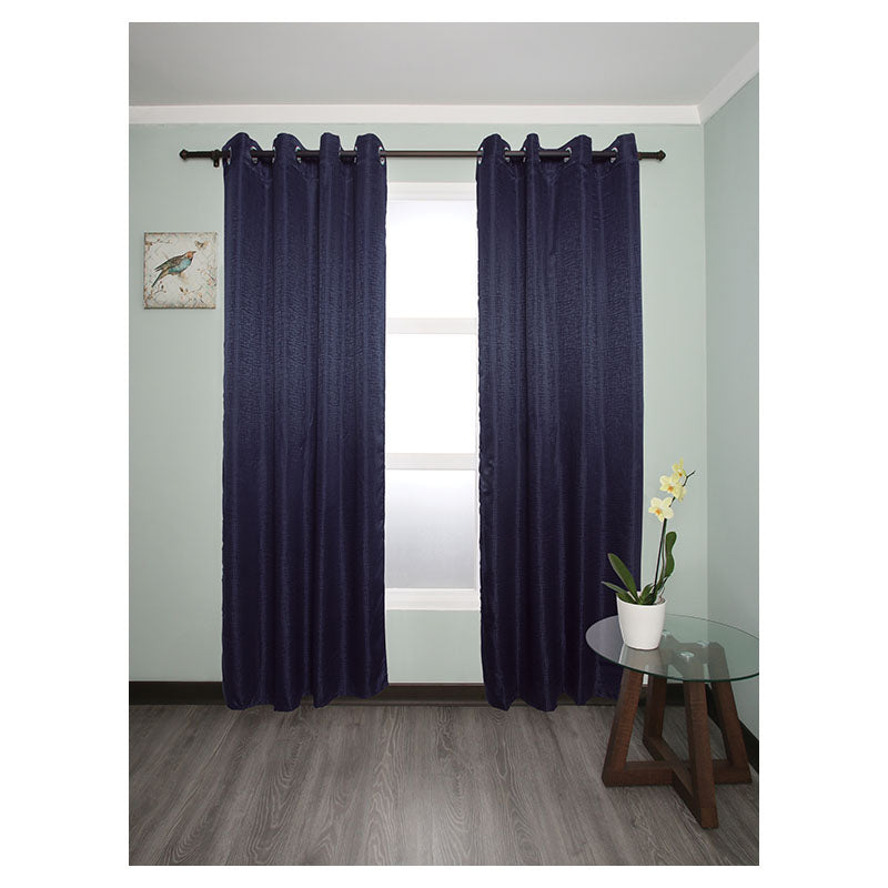 Cortina estampada azul 229 x 137 cm (Precio por pieza)