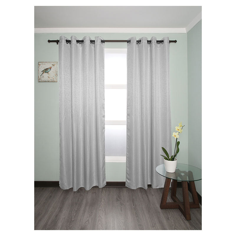 Cortina estampada gris 229 x 137 cm (Precio por pieza)