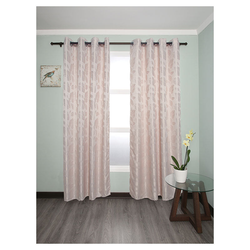 Cortina estampada beige 229 x 137 cm (Precio por pieza)