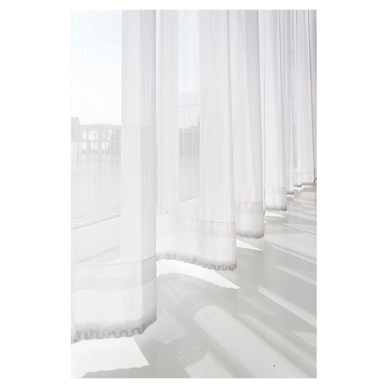 Cortina tergal blanco liso 294 x 220 cm (Precio por pieza)