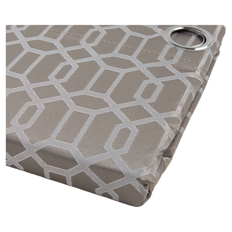 Gray printed blackout curtain 229 x 137 cm (Price per piece)