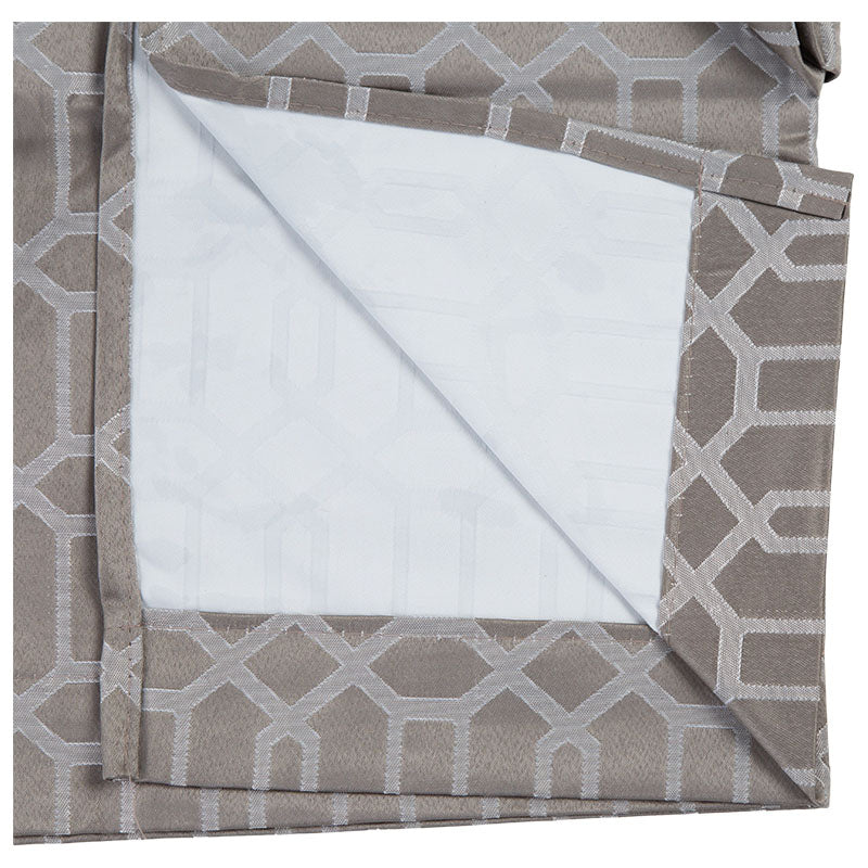 Gray printed blackout curtain 229 x 137 cm (Price per piece)