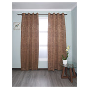 Brown print blackout curtain 229 x 137 cm (Price per piece)
