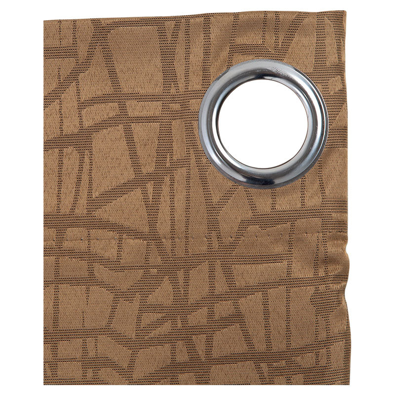 Brown print blackout curtain 229 x 137 cm (Price per piece)