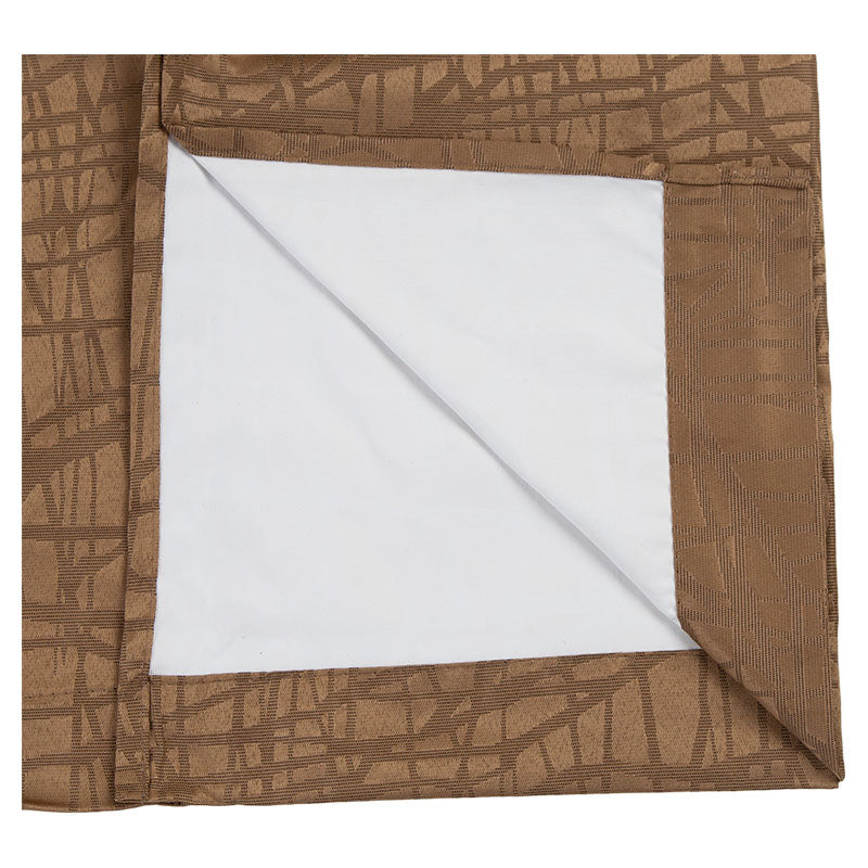 Brown print blackout curtain 229 x 137 cm (Price per piece)
