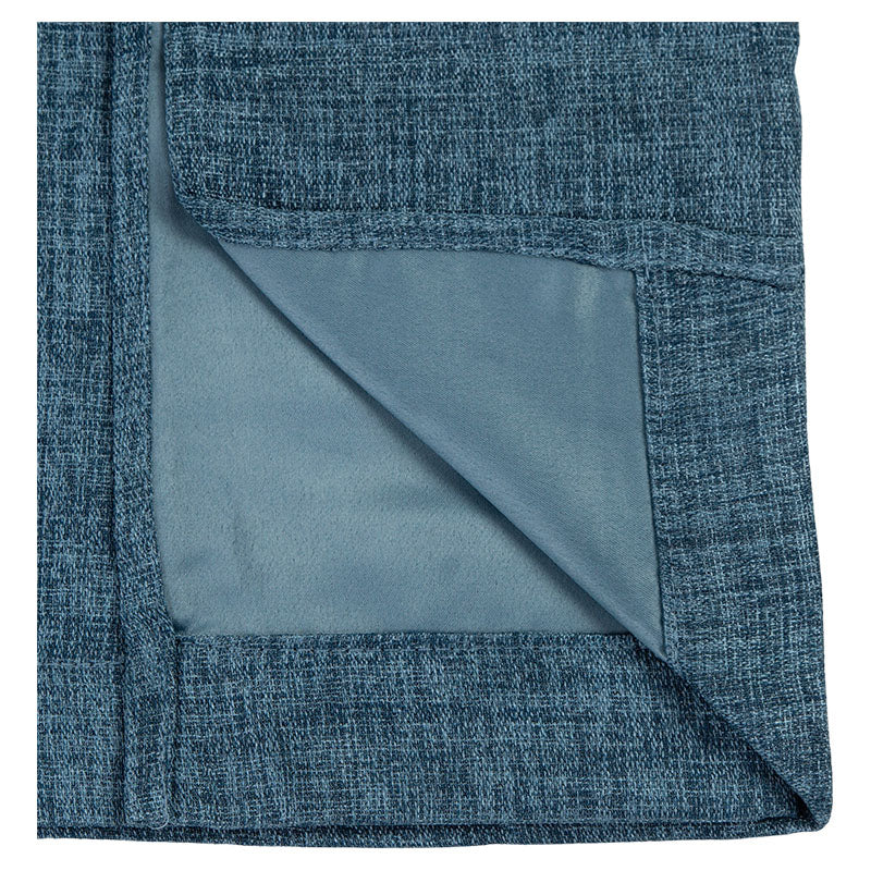 Blue linen blackout curtain 229 x 135 cm (Price per piece)