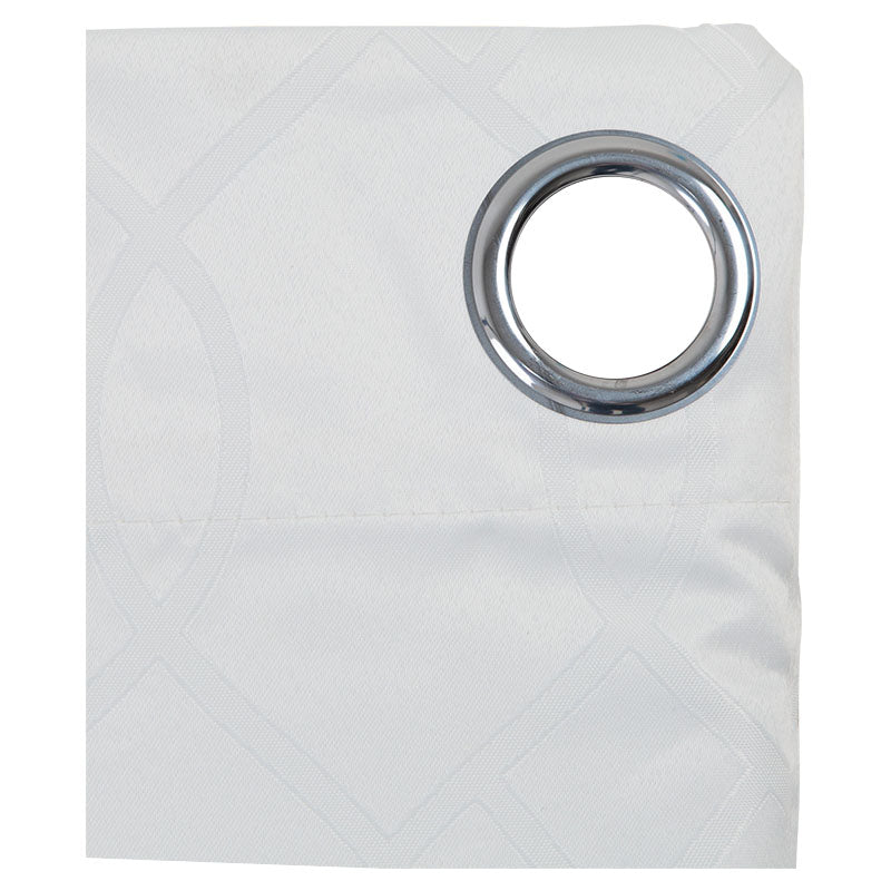 White printed blackout curtain 229 x 137 cm (Price per piece)