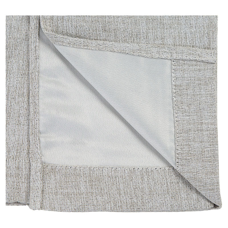 Beige blackout linen curtain 229 x 135 cm
