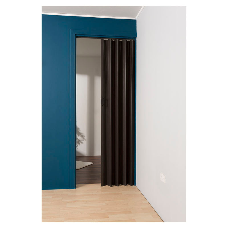Puerta plegable espresso 90 x 210 cm