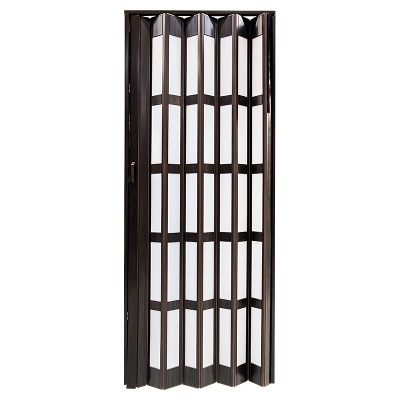 Puerta plegable de pvc vitra wengué