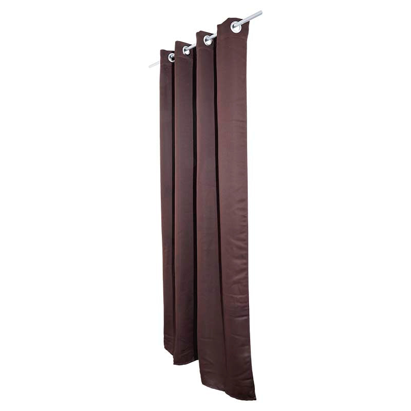 Cortina blackout liso marrón 229 x 137 cm