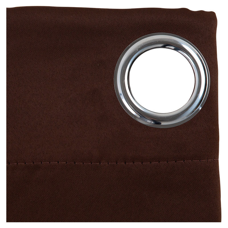 Cortina blackout liso marrón 229 x 137 cm