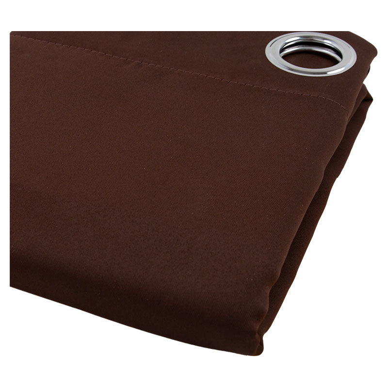 Cortina blackout liso marrón 229 x 137 cm