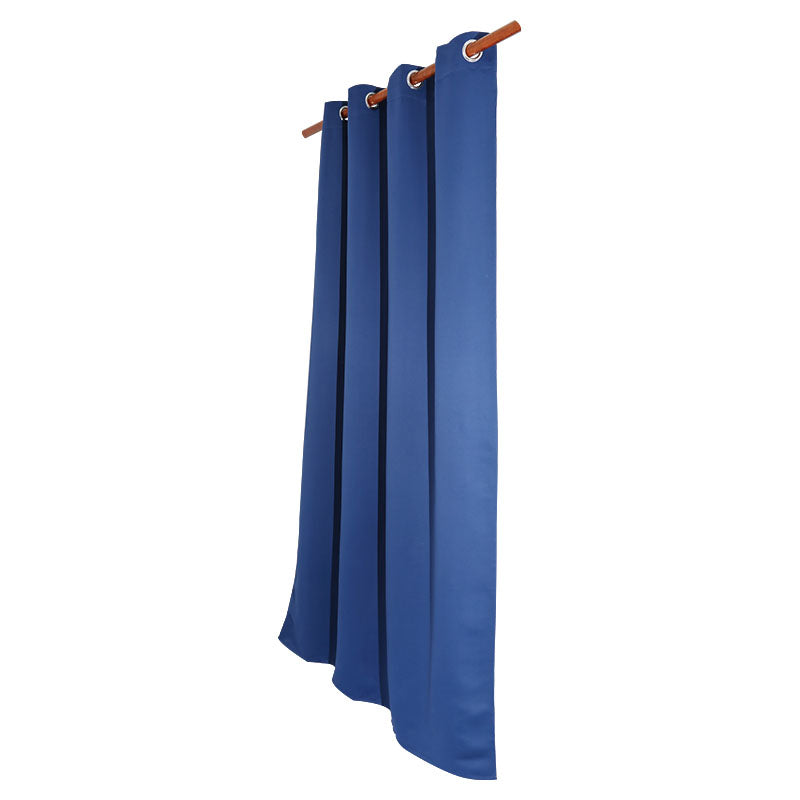 Cortina blackout liso azul 229 x 137 cm
