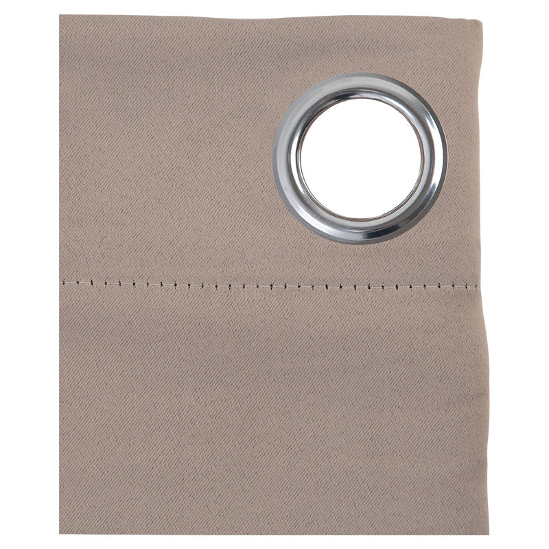 Taupe plain blackout curtain 229 x 137 cm (Price per piece)