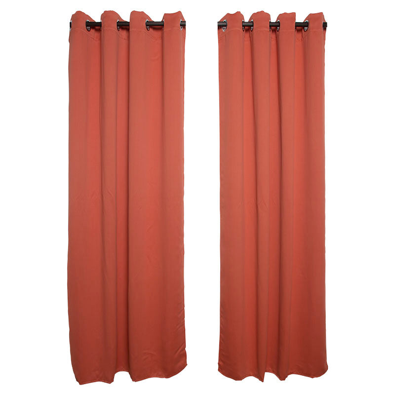 Plain Terracotta Blackout Curtain 229 x 137 cm (Price per piece)