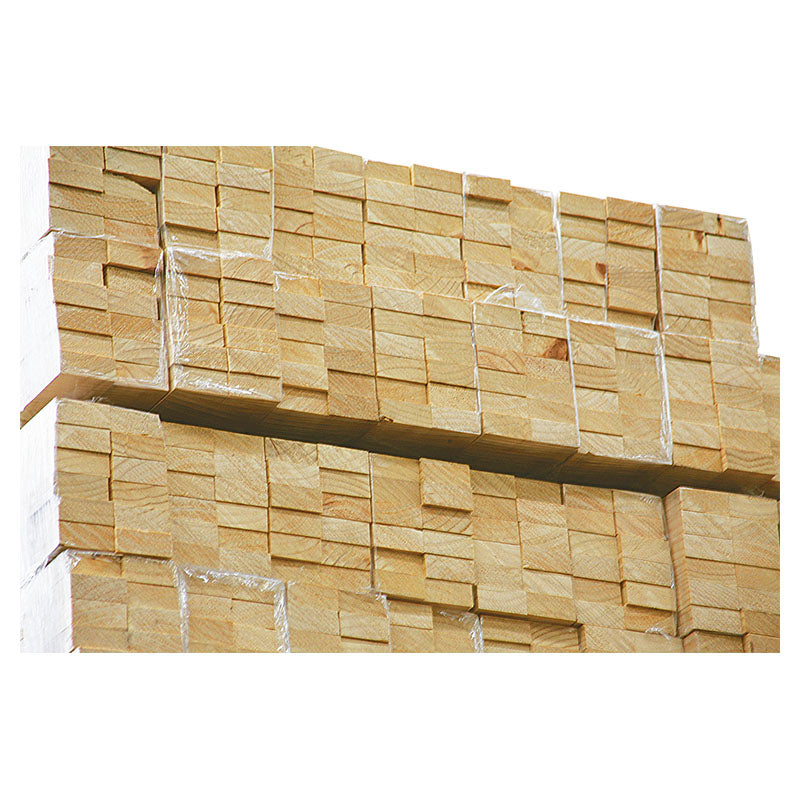 Brushed dry pine rule 1" x 2" (1.9 x 4.1 cm) length 320 cm