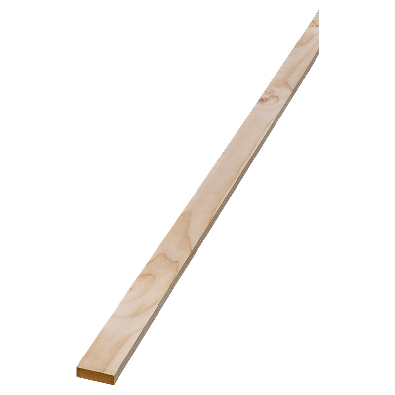 Planed dry pine rule 1" x 3" (1.9 x 6.5 cm) length 320 cm