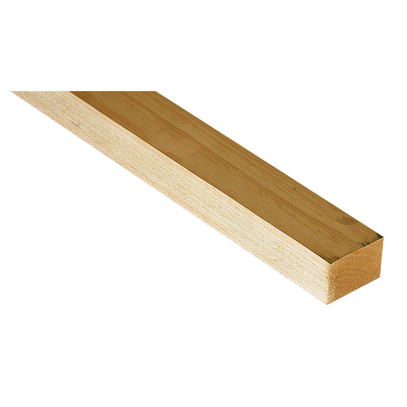 Planed pine rule 2" x 3" (4.1 x 6.5 cm) length 320 cm