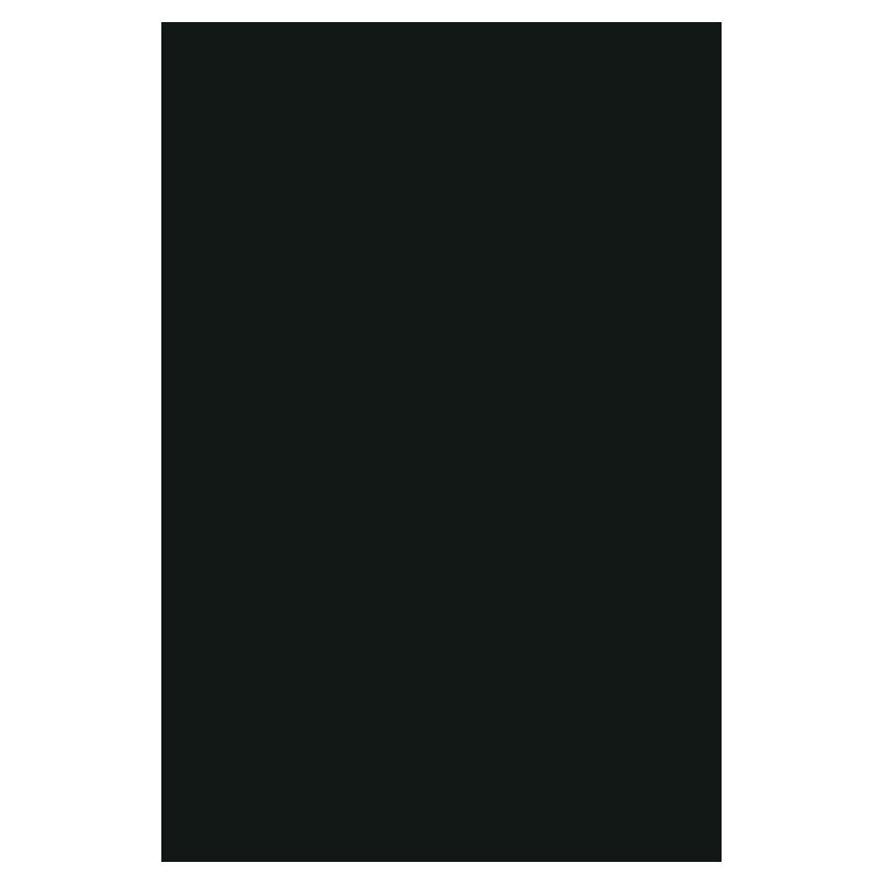 Hydrofuge melamine board 280 x 207 cm 19 mm black