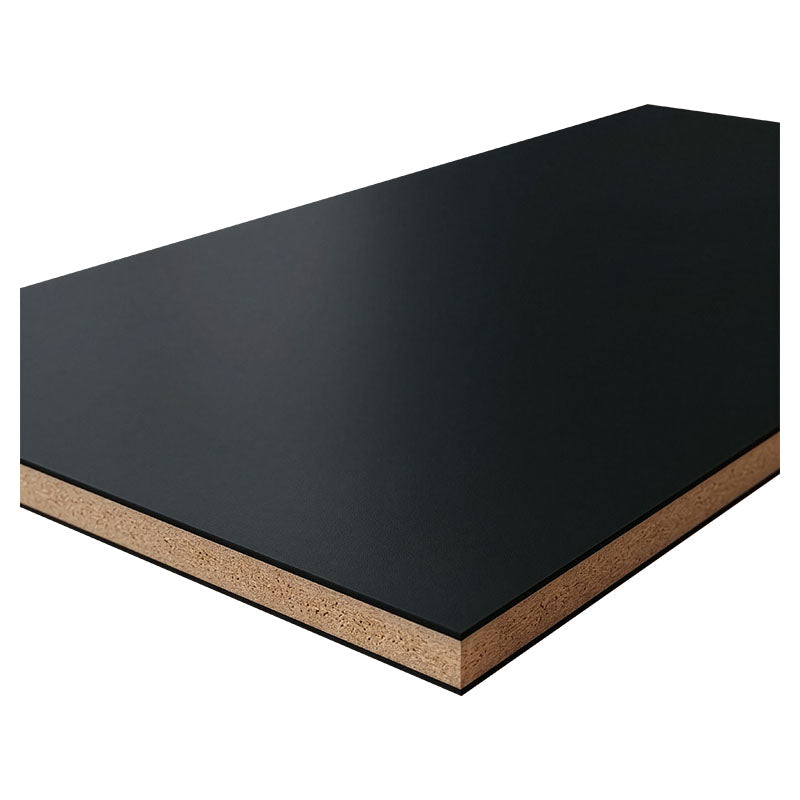 Hydrofuge melamine board 280 x 207 cm 19 mm black