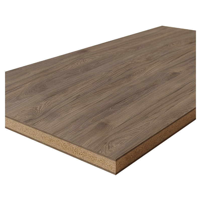 Melamine faced moisture resistant board 280 x 207 cm 19 mm Dark Rockford Hickory
