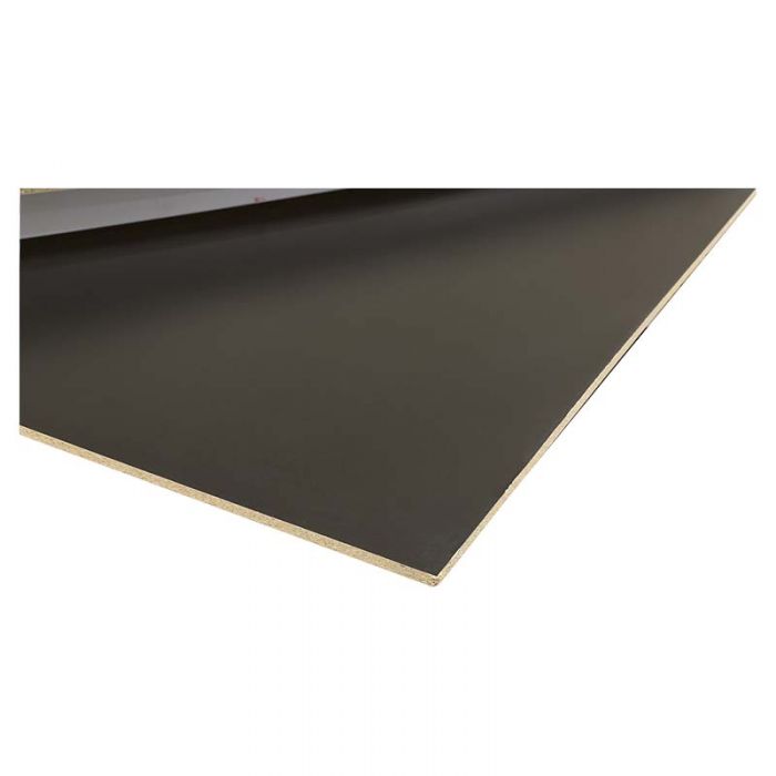 Melamine board 122 x 244 cm 16 mm black
