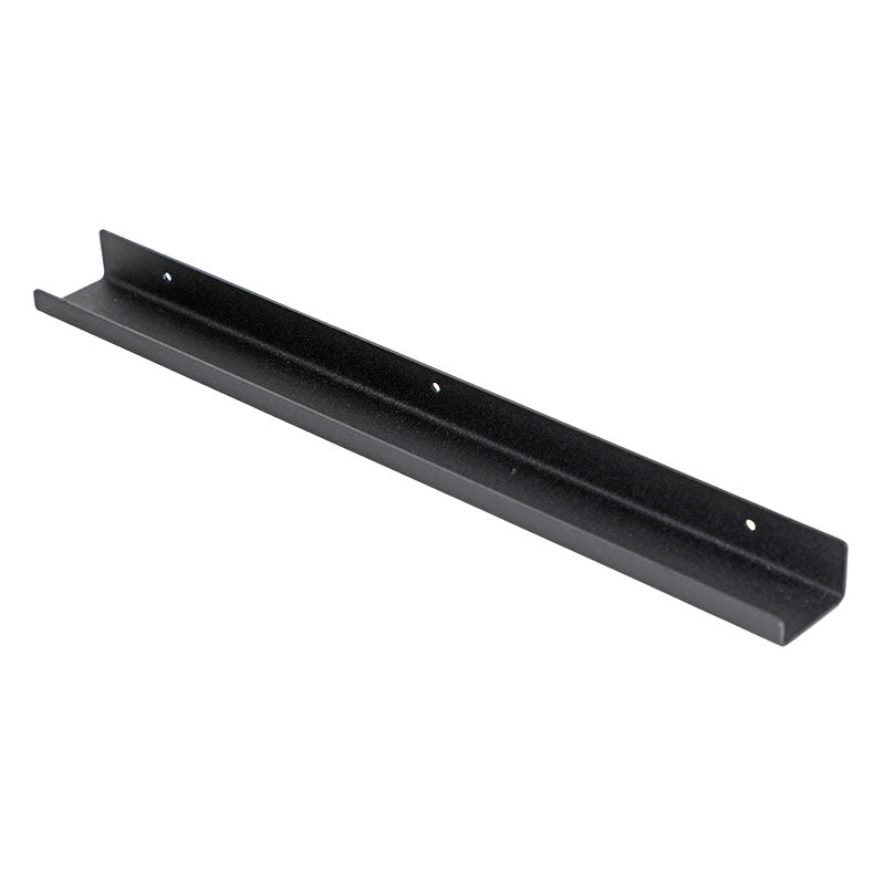 Manija Bonuit plana tipo L acero inoxidable negro mate 20 cm