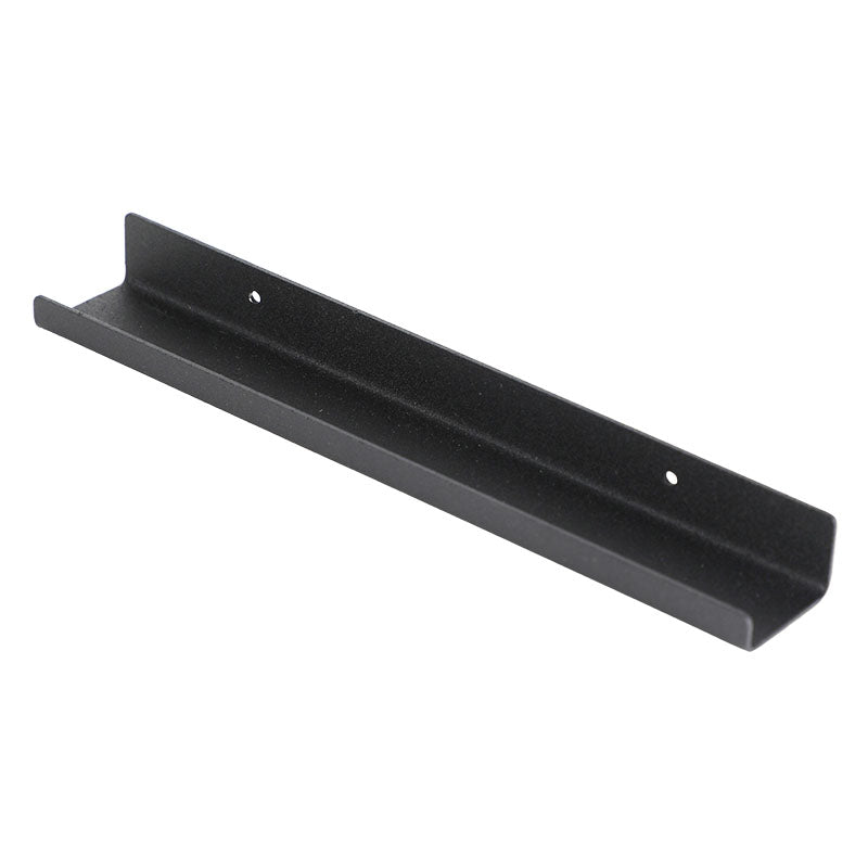 Manija Bonuit plana tipo L acero inoxidable negro mate 30 cm