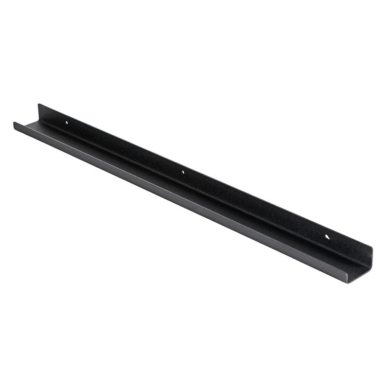 Manija Bonuit plana tipo L acero inoxidable negro mate 41 cm