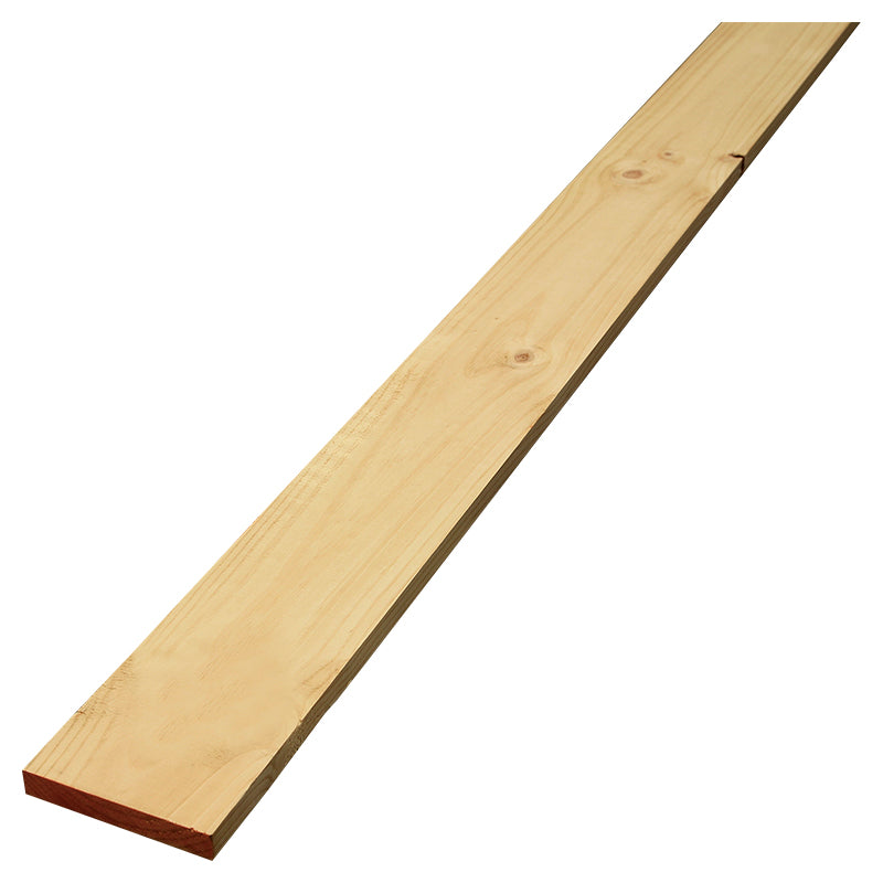 Tablero de pino radiata alistonada grado B 18 mm 15 x 300 cm (1" x 6")