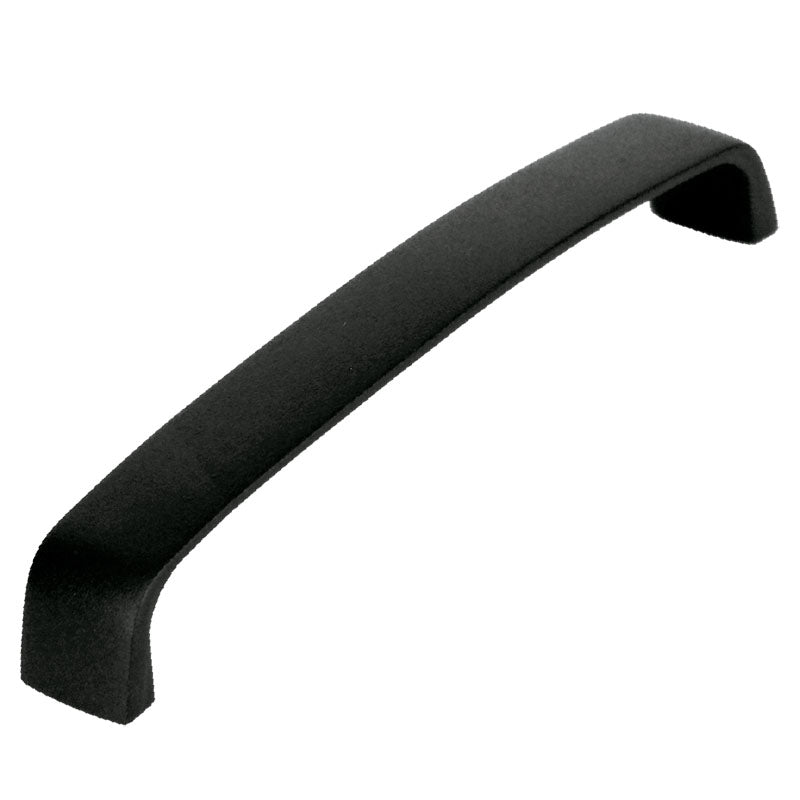 Handle 160 in textured black zamak