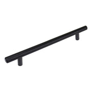 Rish cylindrical matte black stainless steel handle 22 cm