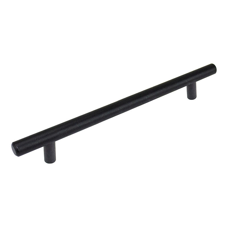 Rish cylindrical matte black stainless steel handle 22 cm