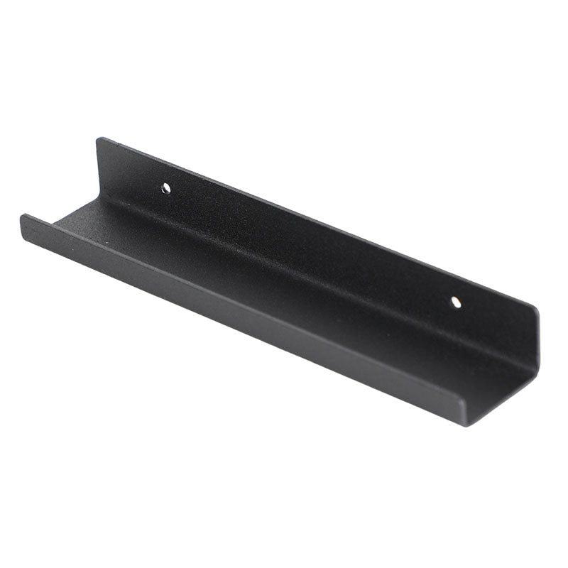 Bonuit flat L-type handle matte black stainless steel 15 cm