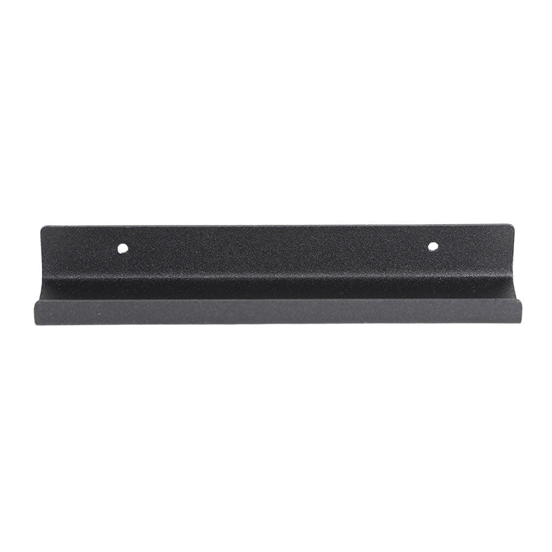 Bonuit flat L-type handle matte black stainless steel 15 cm