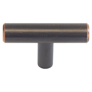 Tiradera bronce oscuro tipo T 2"
