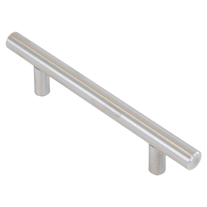 96mm matt chrome stainless steel straight handle